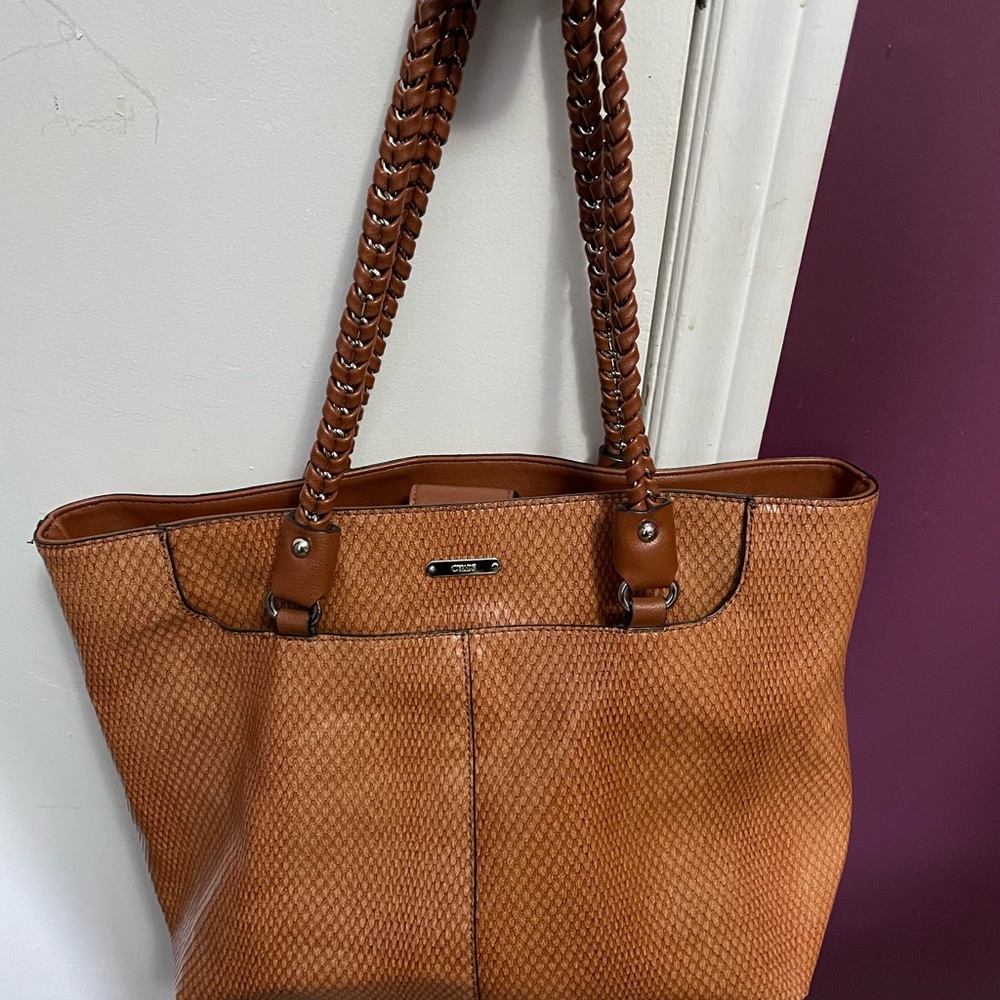 Chaps brown large purse. In perfect condition.